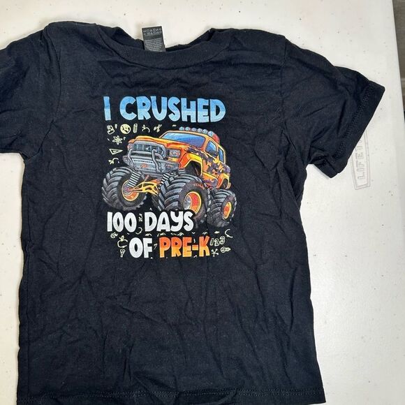 NWT Toddler Boys Set of 3 Graphic Tee Shirts - Black, Blue, Gray - Size 3 - Picture 10 of 13